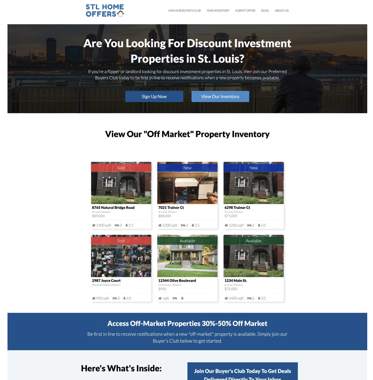 REI Blackbook Property Marketing Page Review